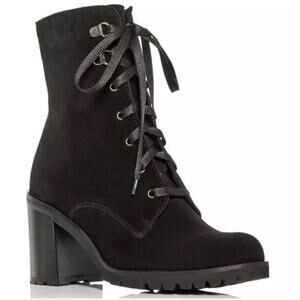 La Canadienne Women's Parkera Waterproof Block Heel Booties Size 9 New